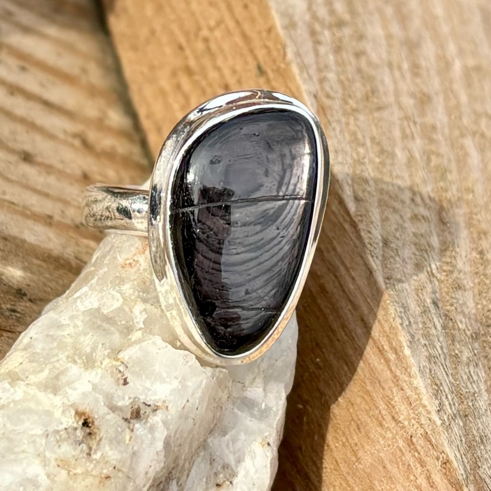New! Hypersthene Ring - image 6